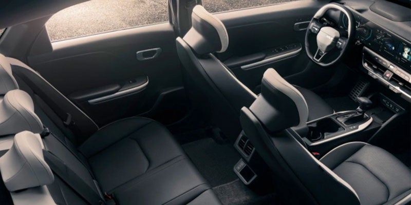 The interior seating options in the 2025 Kia K4 in Batesville, AR