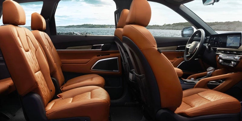 The interior seating options in the 2025 Kia Telluride in Batesville, AR