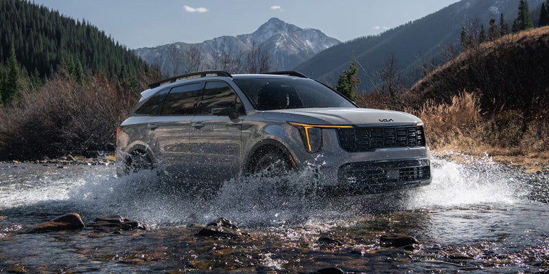 2026 Kia Sorento performance with turbocharged engine power and available AWD capability near Batesville, AR